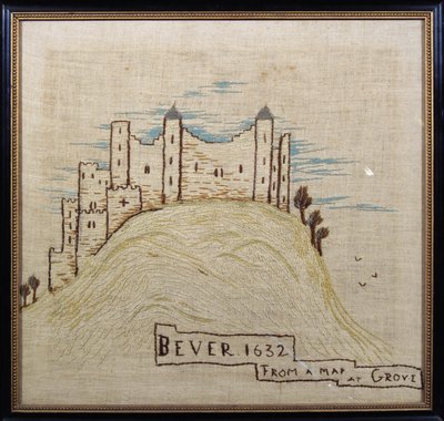 Tapestry of the Second Castle, after an original from 1632 by Lady Victoria Manners